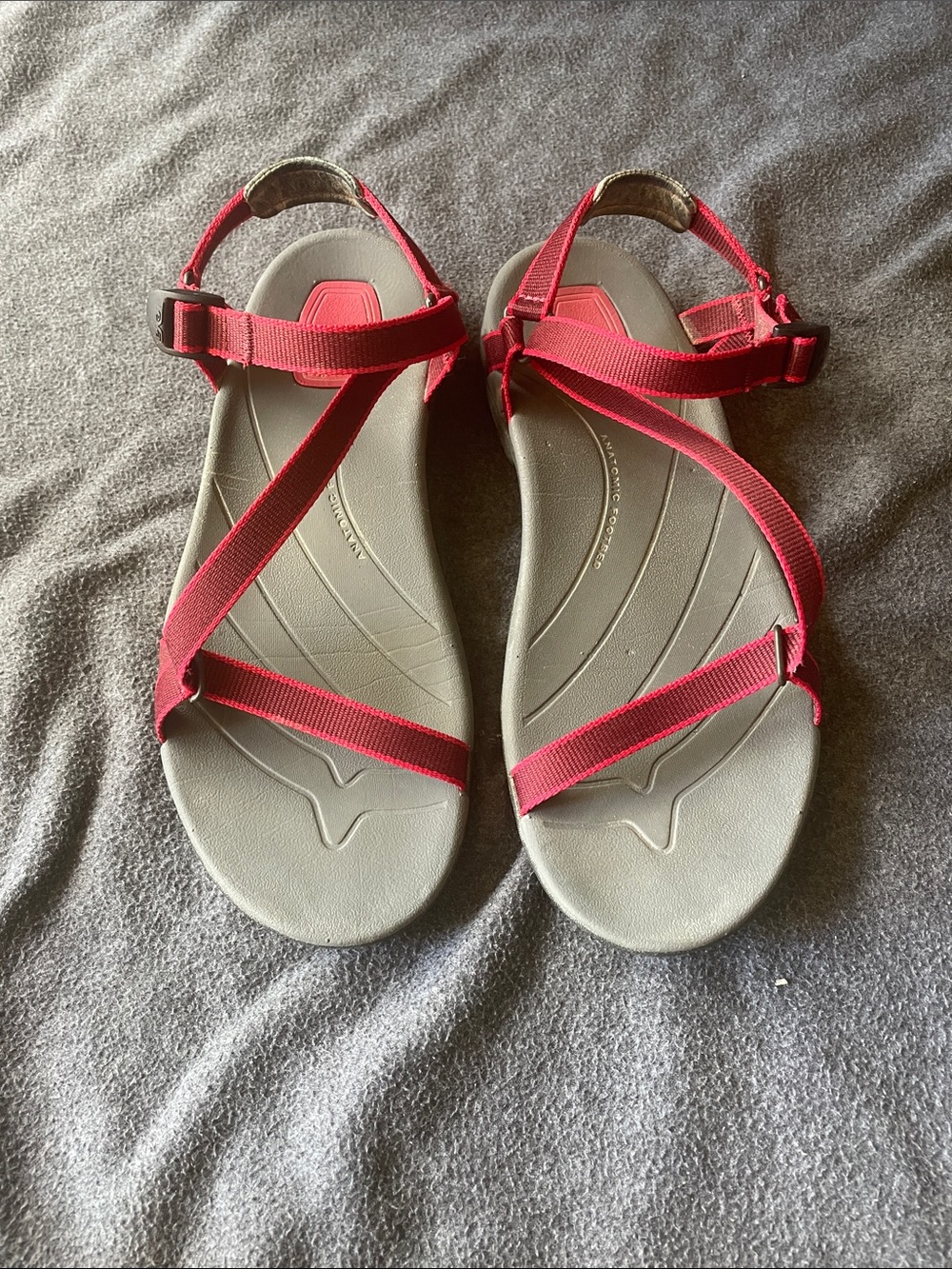 Teva Women's Red Strap Sport Sandals